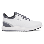 Under Armour Drive Medal Spikeless Golf Shoes - White/Titan Grey