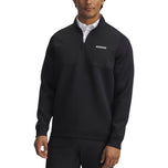 Under Armour Drive Pro 1/2 拉链高尔夫中层 - 黑色