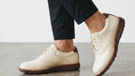 Cole Haan 女式 ØriginalGrand Saddle 高尔夫球鞋 - 象牙色/FF/BLDSTNE
