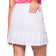 Golftini Women's Performance 17.5" Full Pleat Golf Skort - White