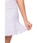 Golftini Women's Performance 17.5" Full Pleat Golf Skort - White