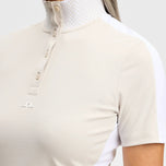 J.Lindeberg 女式 Pip 高尔夫 Polo 衫 - Moonbeam