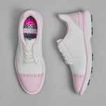 G/Fore Women's Brogue Cap Toe Kiltie Gallivan2r Golf Shoes - Snow/Blush
