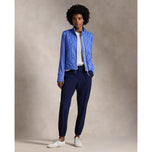 RLX RALPH LAUREN女性表演quilted缝全拉链夹克 - 度假村蓝色