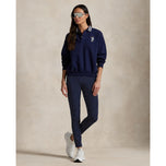 RLX Ralph Lauren Women's Eagle Stretch Twill Golf Pants - Navy Polka Dot