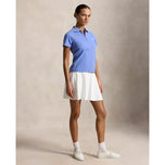 RLX Ralph Lauren 女式 Active Cable 1/4 拉链高尔夫 Polo 衫 - 蓝色雾色