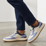 Cole Haan GrandPrø Crossover Waterproof Wide Golf Shoes - Ivory/Navy