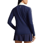 RLX Ralph Lauren Women's Peached Full Zip Jacket - French Navy/Chic Cream
