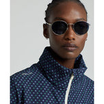 RLX RALPH LAUREN女子混合叠加夹克 - 法国海军/钻石印刷品