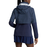 RLX RALPH LAUREN女子混合叠加夹克 - 法国海军/钻石印刷品