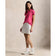 RLX Ralph Lauren 女式巡回演出高尔夫 Polo 衫 - 亮粉色