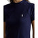 RLX Ralph Lauren Women's Drop Needle Rib Golf Tee - Refined Navy