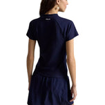 RLX Ralph Lauren Women's Drop Needle Rib Golf Tee - Refined Navy