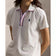 RLX Ralph Lauren 女式 Tour Pique 高尔夫 Polo 衫 - 陶瓷白/雾蓝/亮粉色