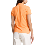 马球表演拉尔夫·劳伦（Ralph Lauren）女子棉花量身定制的polo衬衫 - 经典桃子