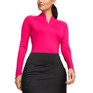 PUMA女子YouV高尔夫1/4 ZIP中层 - 兰花阴影Heather