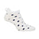 Glenmuir Women's Eugenie Patterned Golf Socks - White/Navy & Light Grey Dots