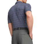 PUMA MATTR FLAMINGO高尔夫球球衫 - 海军西装外套/明亮白色